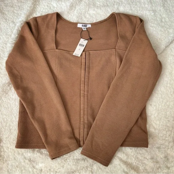 NWT Ribbed Corset-Seamed Top | XL - Picture 5 of 6